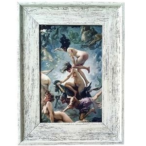 witches going to their sabbath (1878) by luis rica Art Witch Witchcrafr Vintage